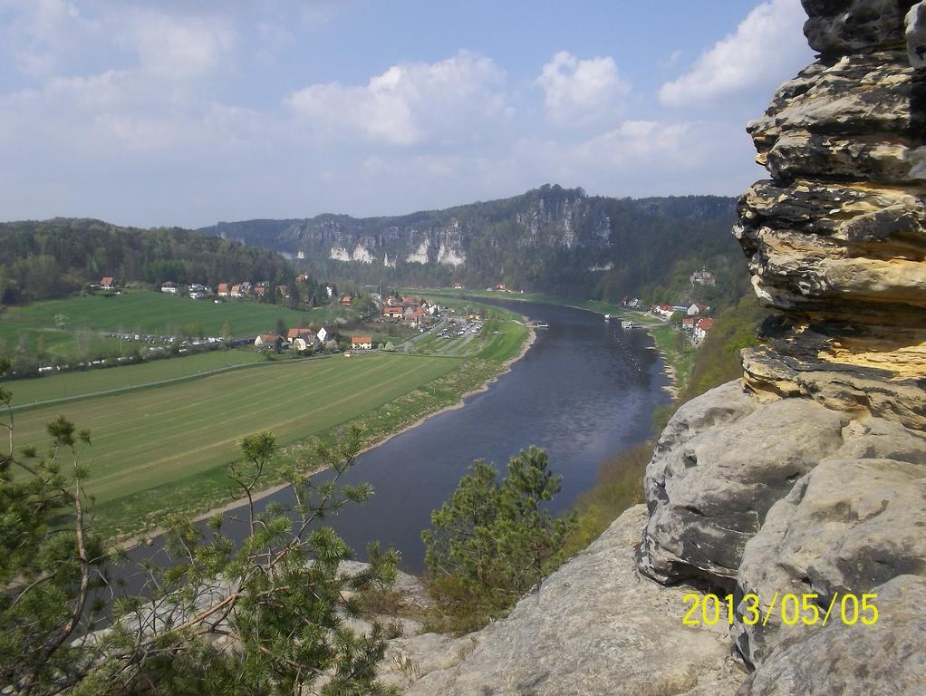 Ferienwohnung Zum Lilienstein Bad Schandau Eksteriør bilde