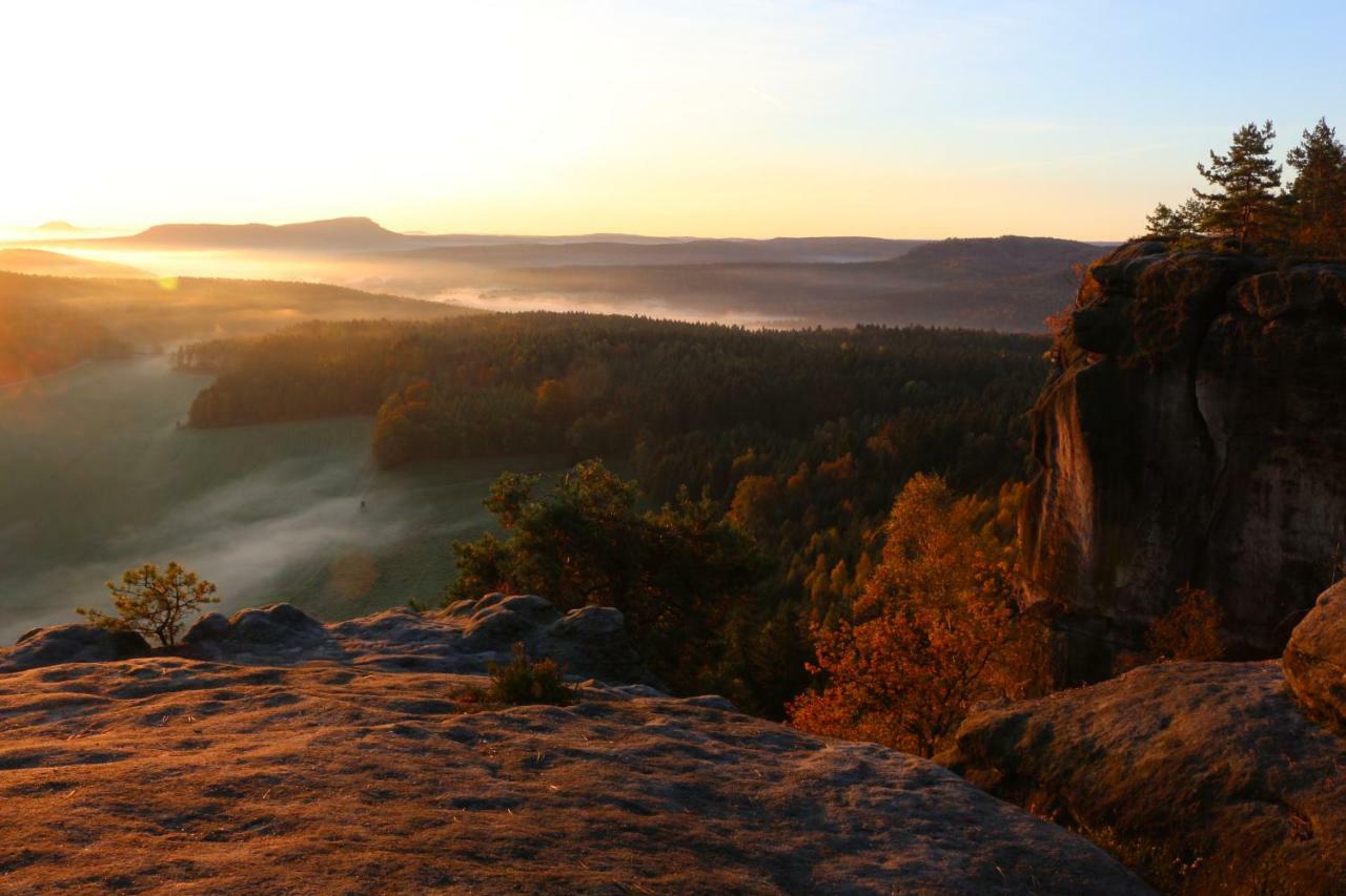 Ferienwohnung Zum Lilienstein Bad Schandau Eksteriør bilde